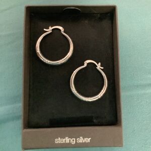 Sterling Silver hoop earrings